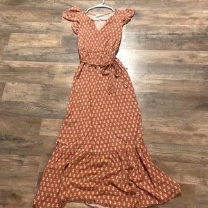 Lucky Brand Spring Dress adjustable Tie